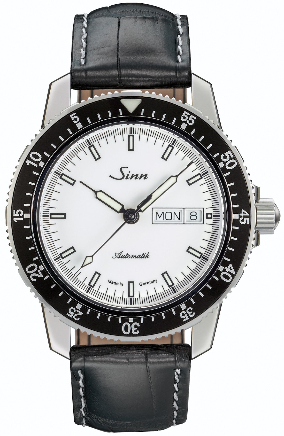 Sinn 104 St Sa I W Alligator Leather Black Watch 104.012 Aligator Leather Black Image 1