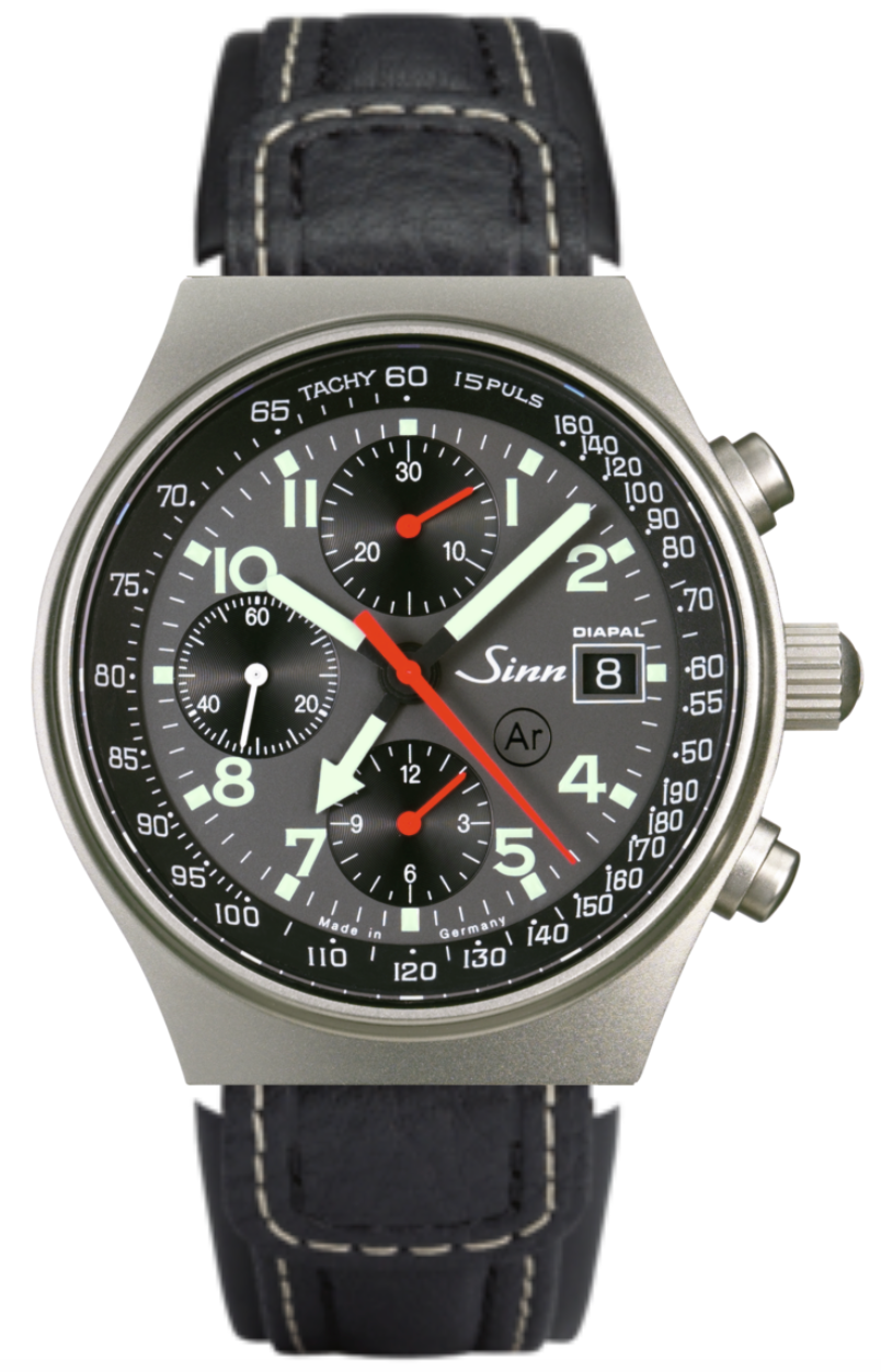 Sinn 144 St Diapal Leather Watch 144.068 Leather Image 1