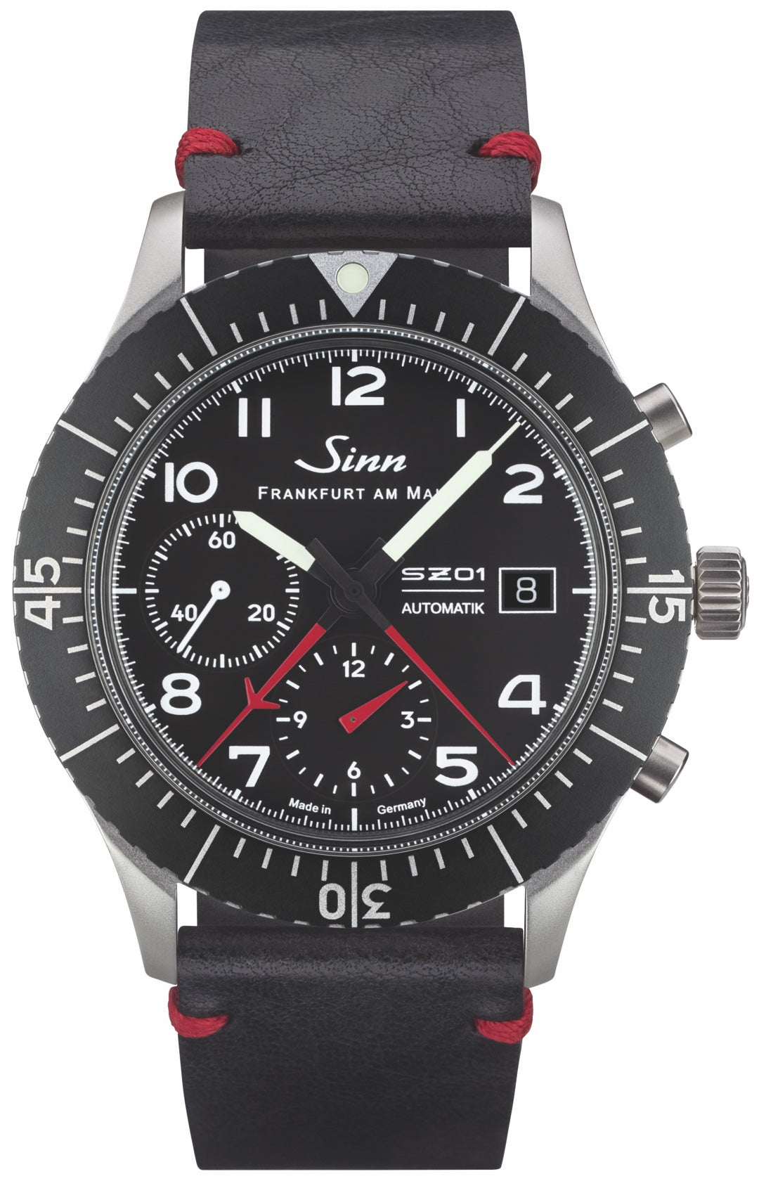 Sinn 156.1 Vintage Black With Red Seam Watch SIN-953 Image 1