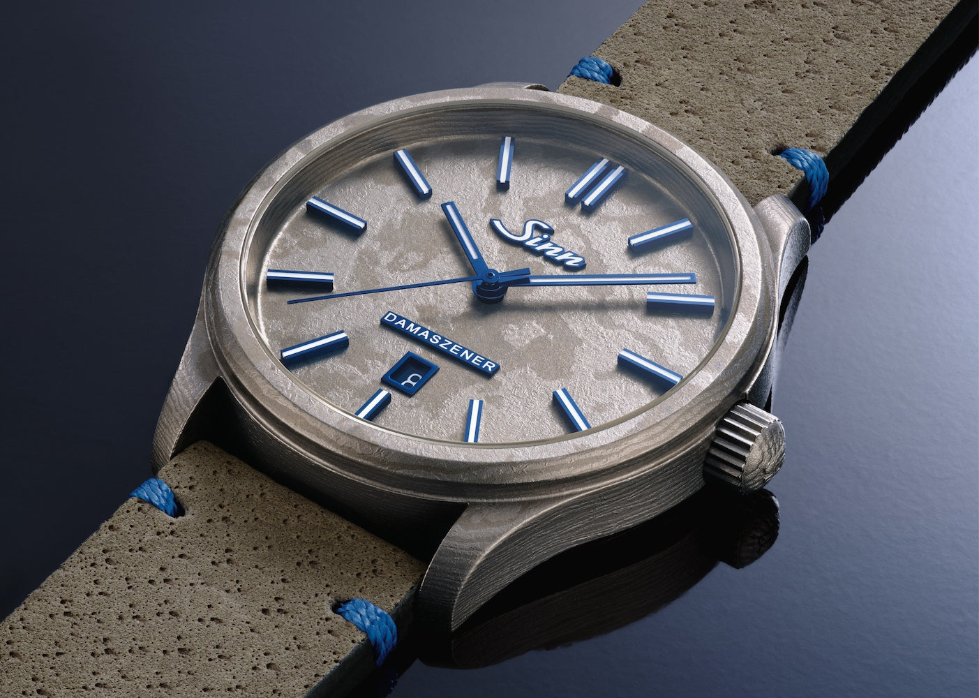 Sinn 1800 TITANDAMASZENER Limited Edition 1800.060 Grey Nubuck Image 8
