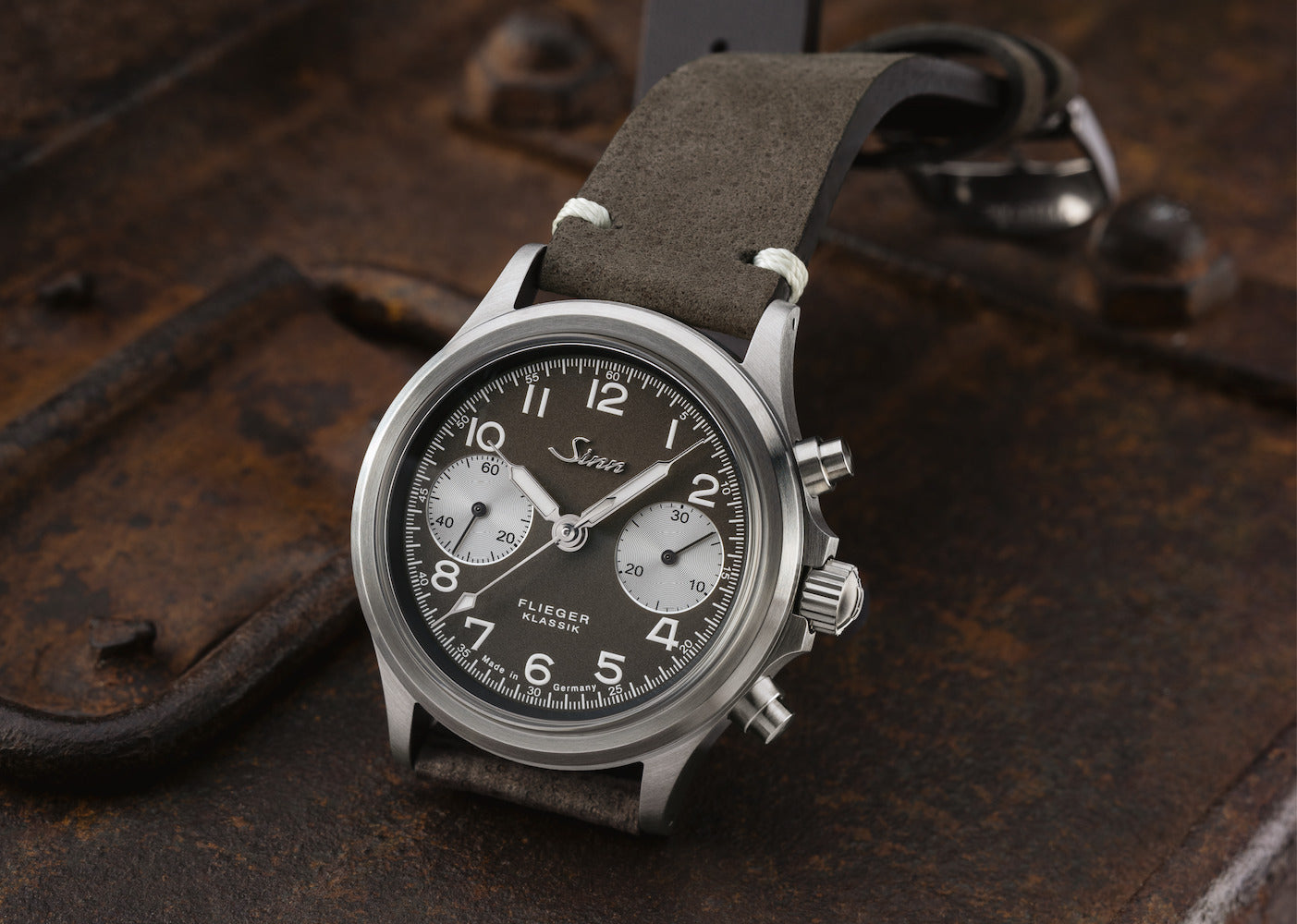 Sinn 356 Pilot Classic Anniversary Limited Edition Watch 356.0742 Nubuck Leather Image 5