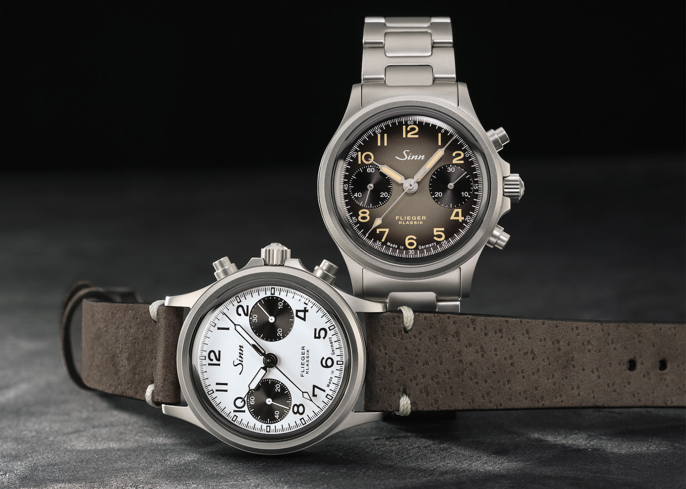 Sinn 356 Pilot Classic W H-Link Bracelet Watch 356.0201 Bracelet Image 5