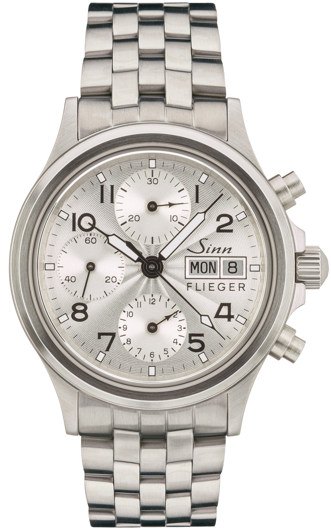 Sinn 356 Sa Pilot III Fine Link Bracelet Watch 356.0721 Fine Link Bracelet Image 1