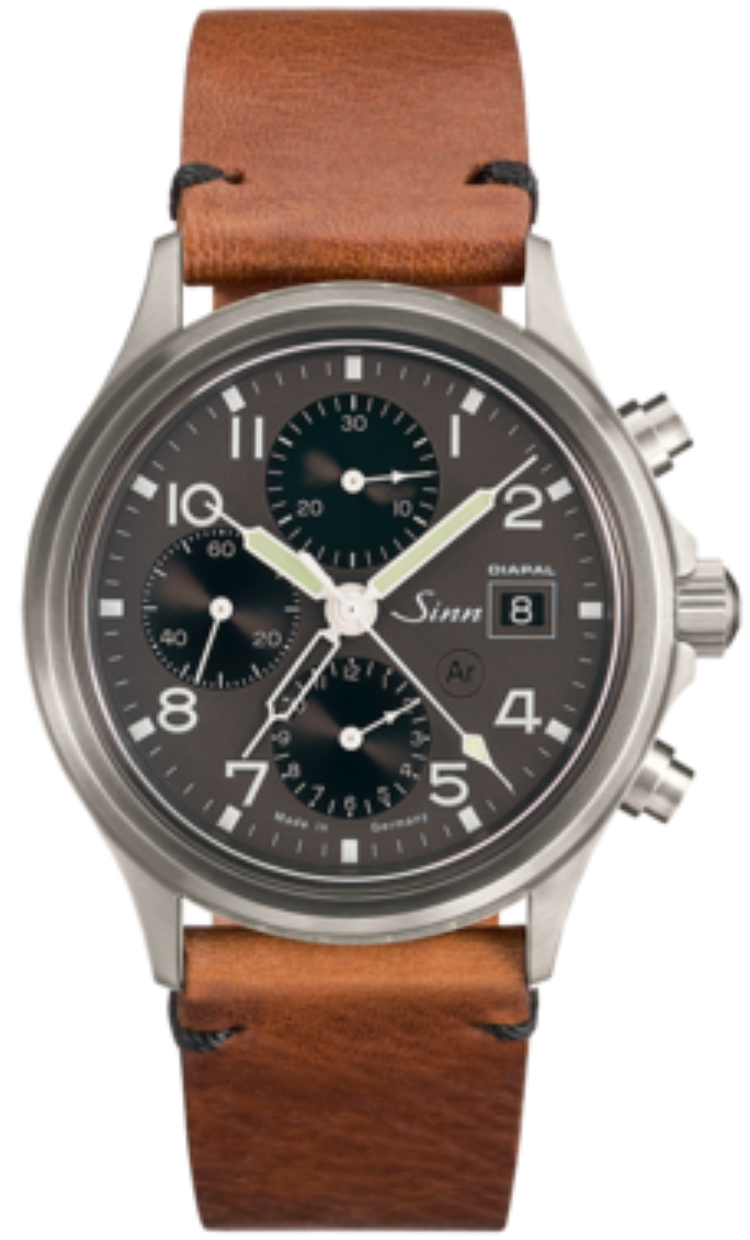 Sinn 358 Diapal Vintage Cowhide Brown Watch 358.061 Vintage Cowhide Brown Image 1
