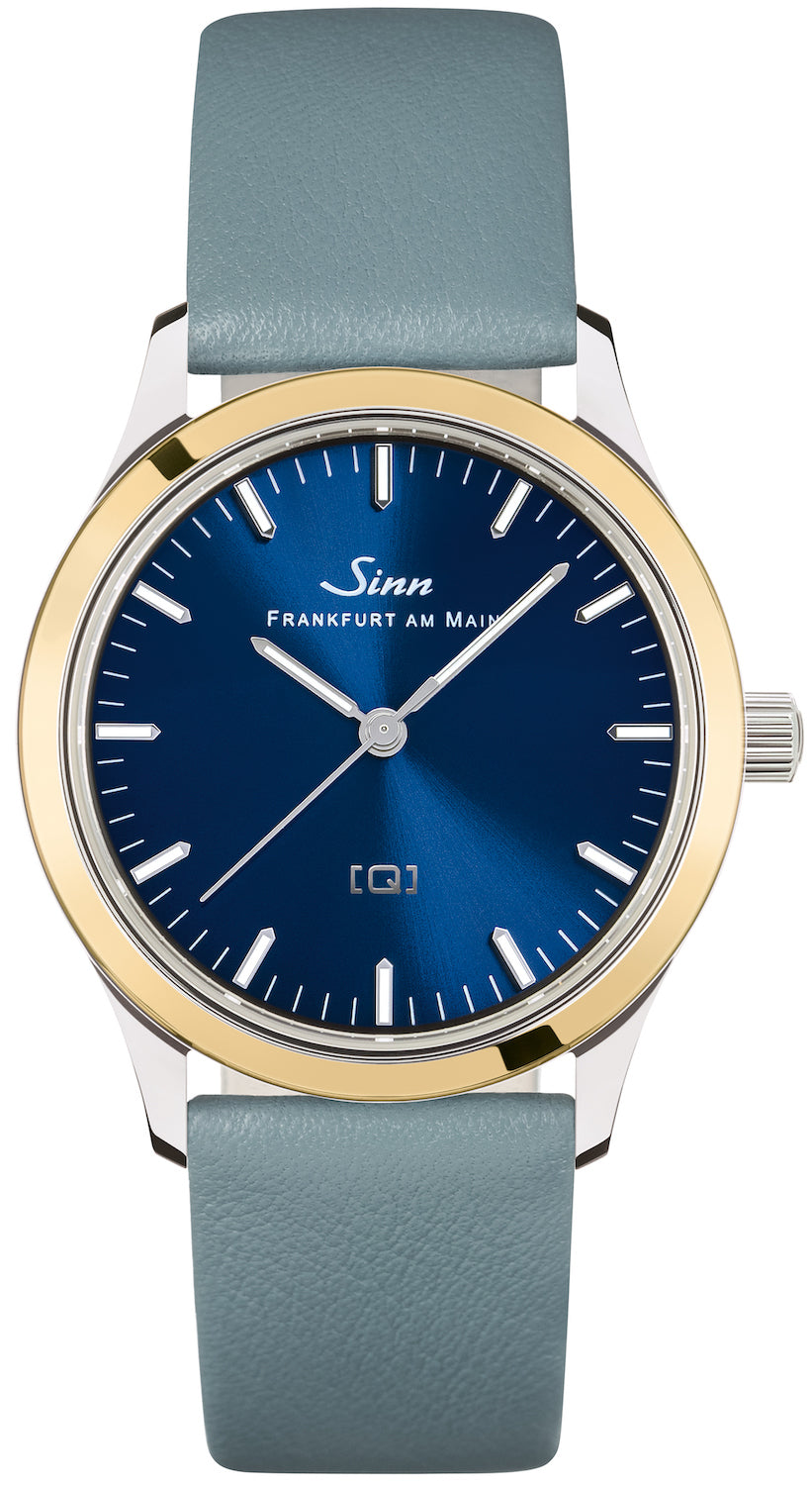 Sinn 434 St GG B Ladies Leather Blue Watch 434.022 Leather Blue Image 1