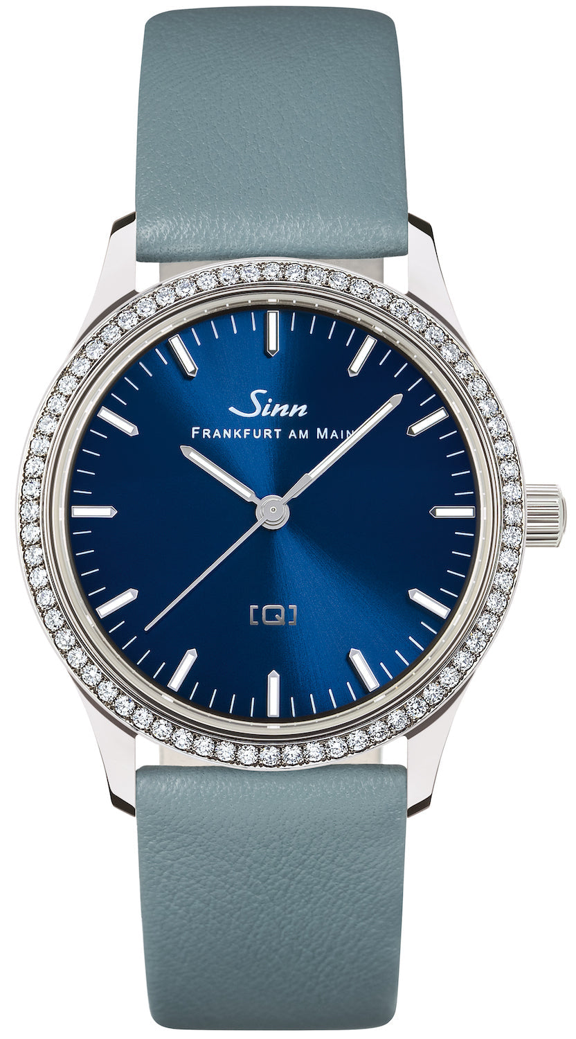 Sinn 434 TW 68 WG B Ladies Leather Blue Watch 434.032 Leather Blue Image 1