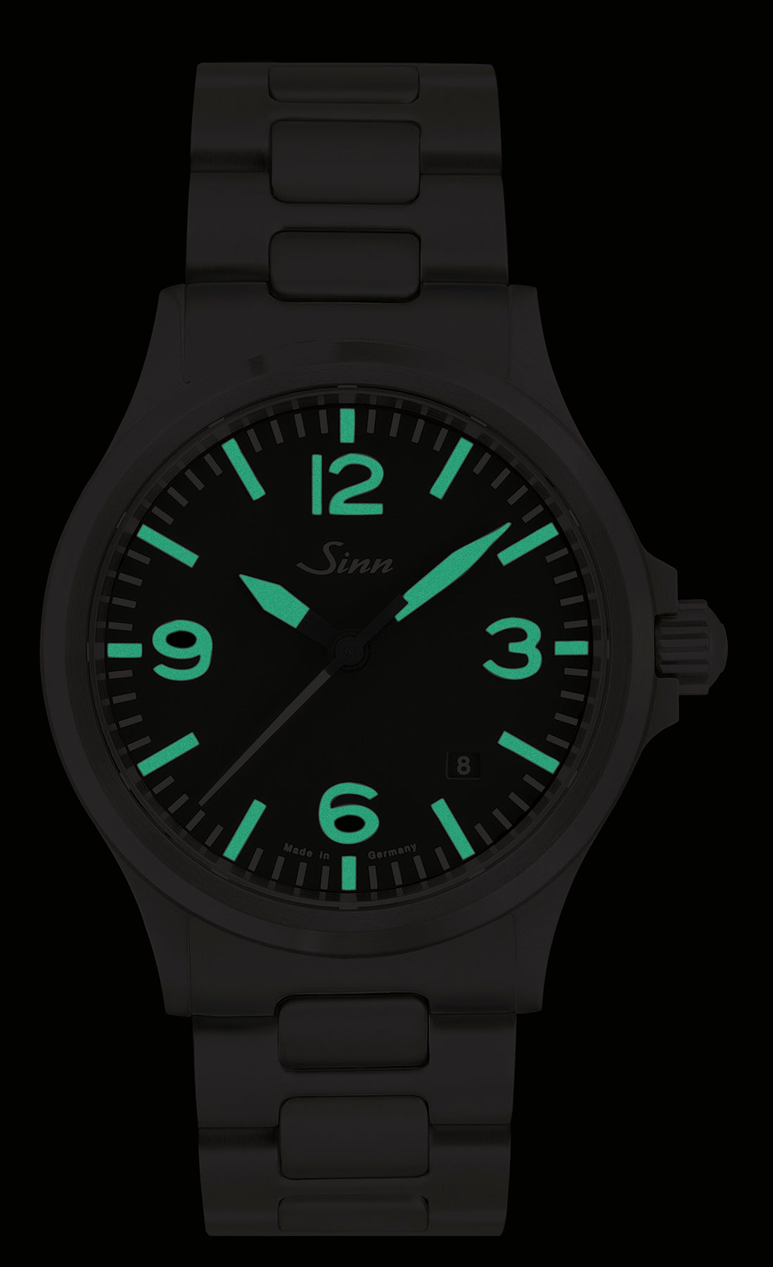 Sinn 556 A RS Black Vintage Cowhide Watch 556.0141 Black Vintage Cowhide Image 2