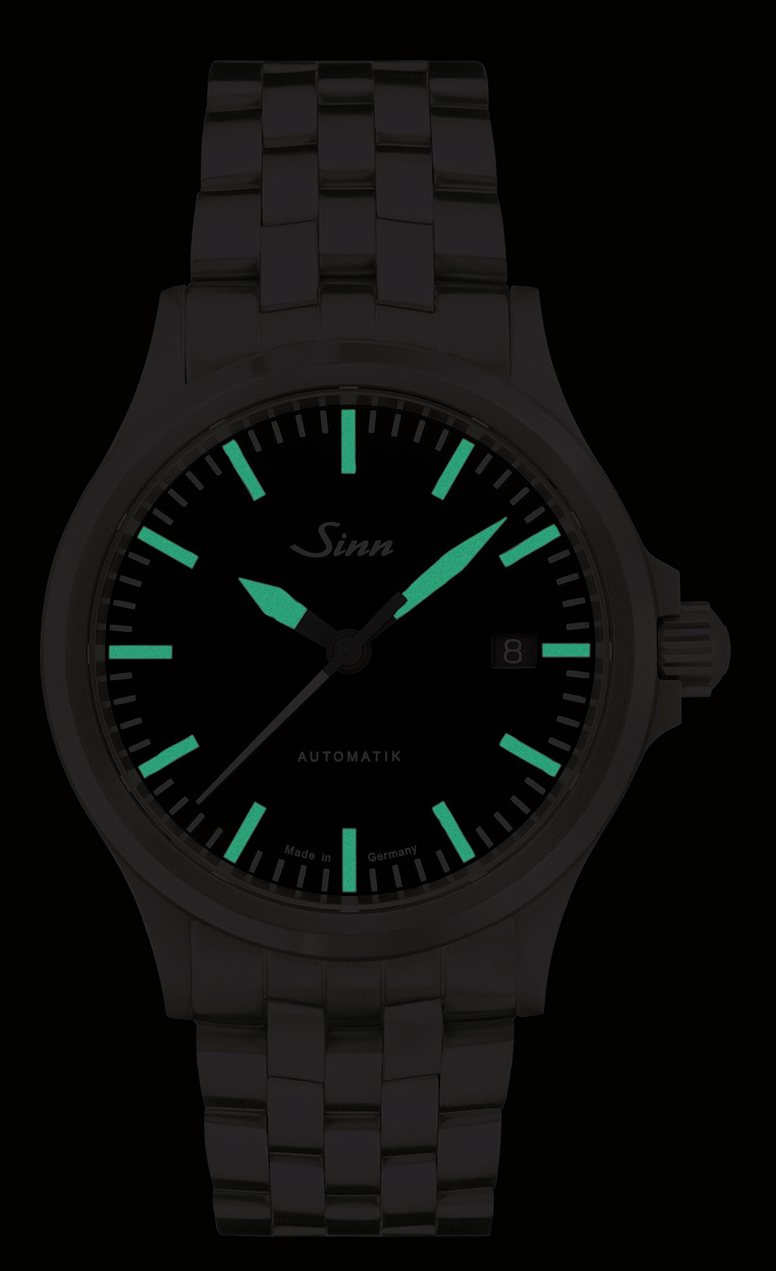 Sinn 556 I RS Fine Link Bracelet Watch 556.0106 Fine Link Bracelet Image 2