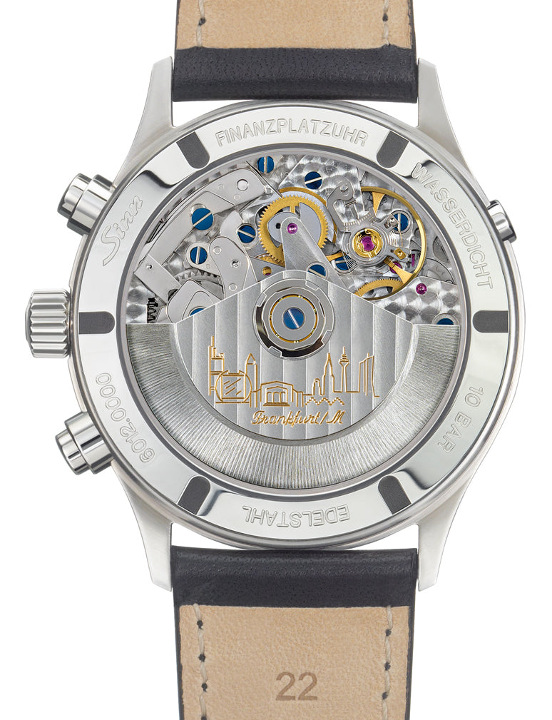 Sinn 6012 Frankfurt Financial District Leather Black Watch 6012.010 Leather Black Image 2