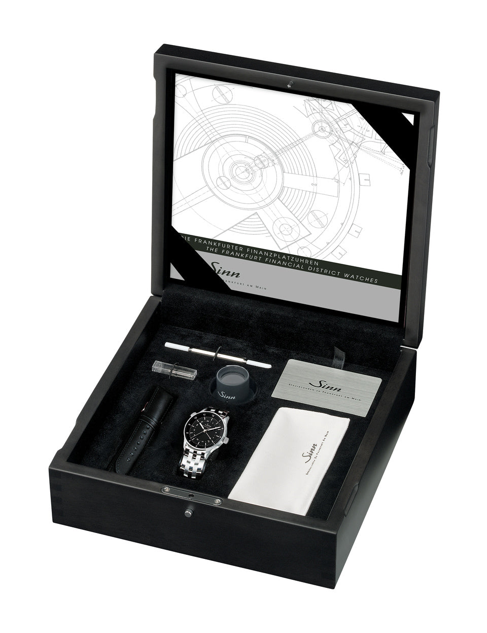 Sinn 6060 Finance District Bracelet-Leather Watch 6060.010 Bracelet & Leather Image 6
