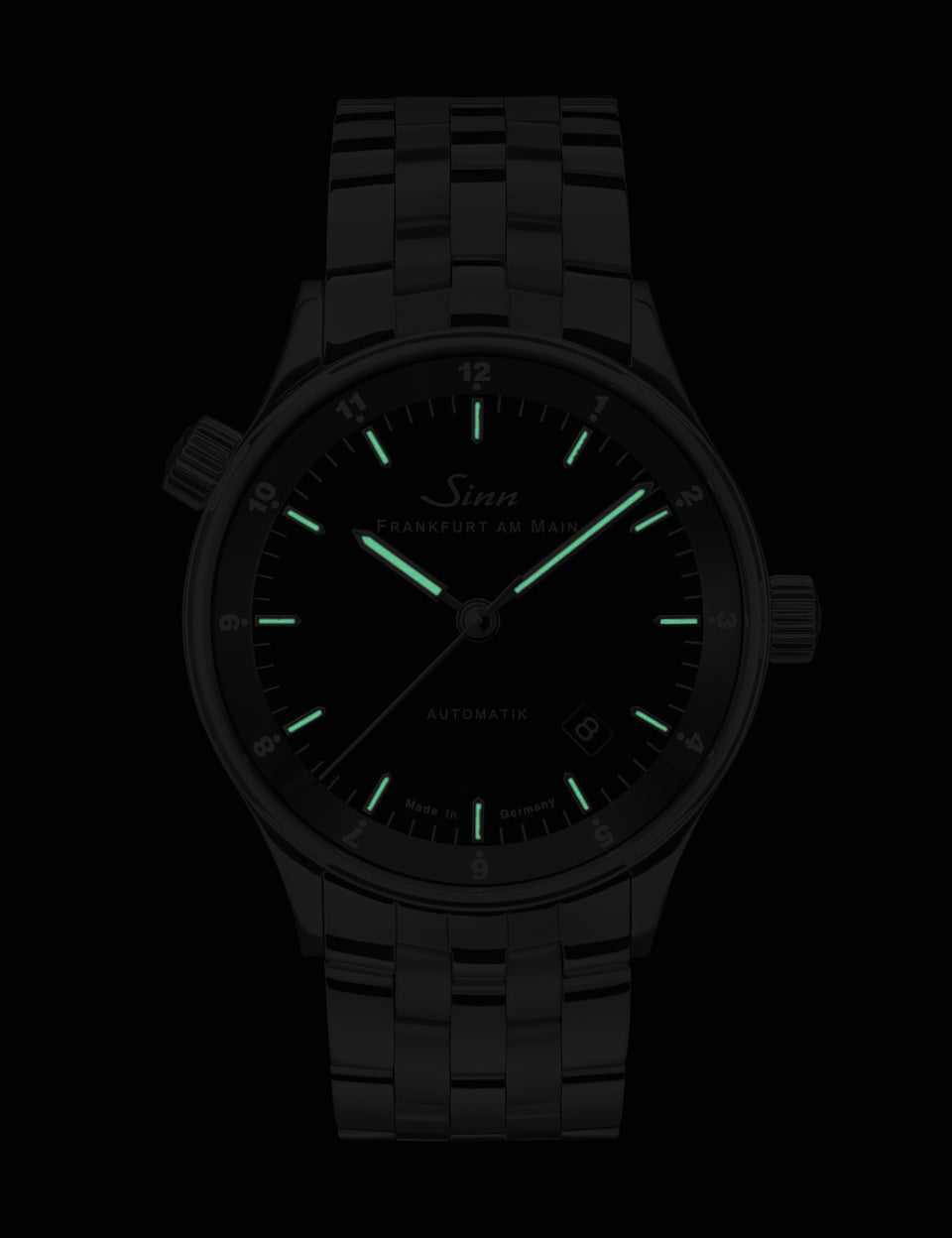 Sinn 6068 Frankfurt Financial District Bracelet-Leather Watch 6068.010 Bracelet & Leather Image 2