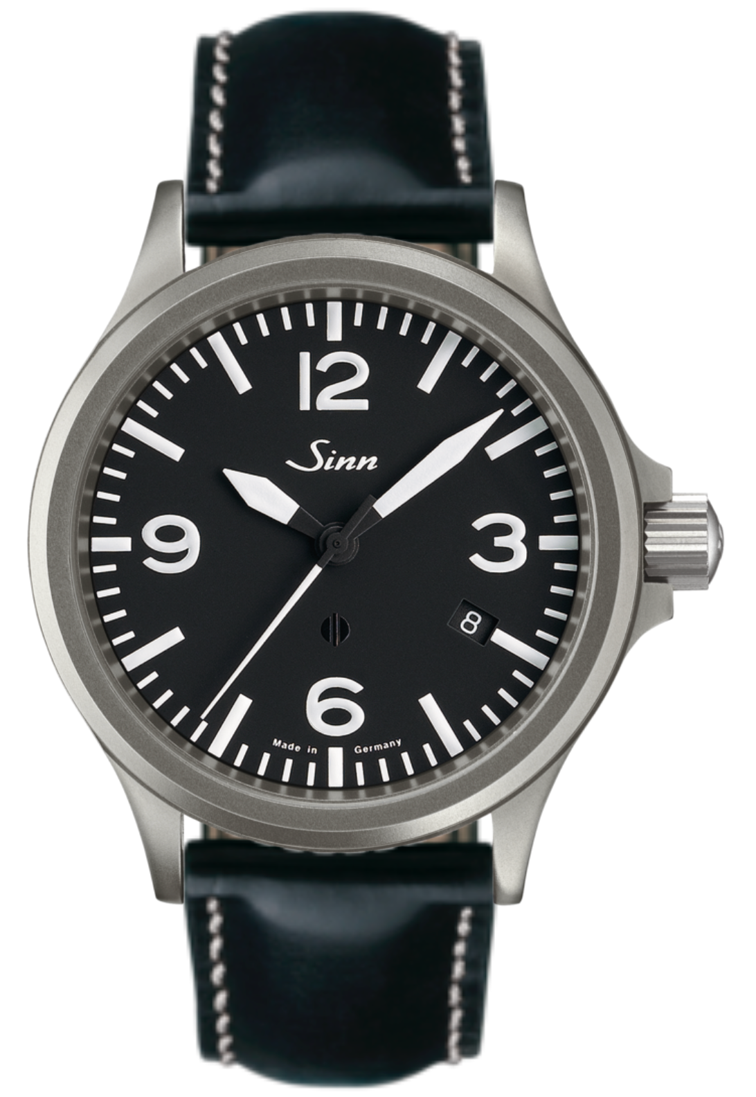 Sinn 856 Leather With White Stitching Watch 856.011 Leather White Stitch Image 1