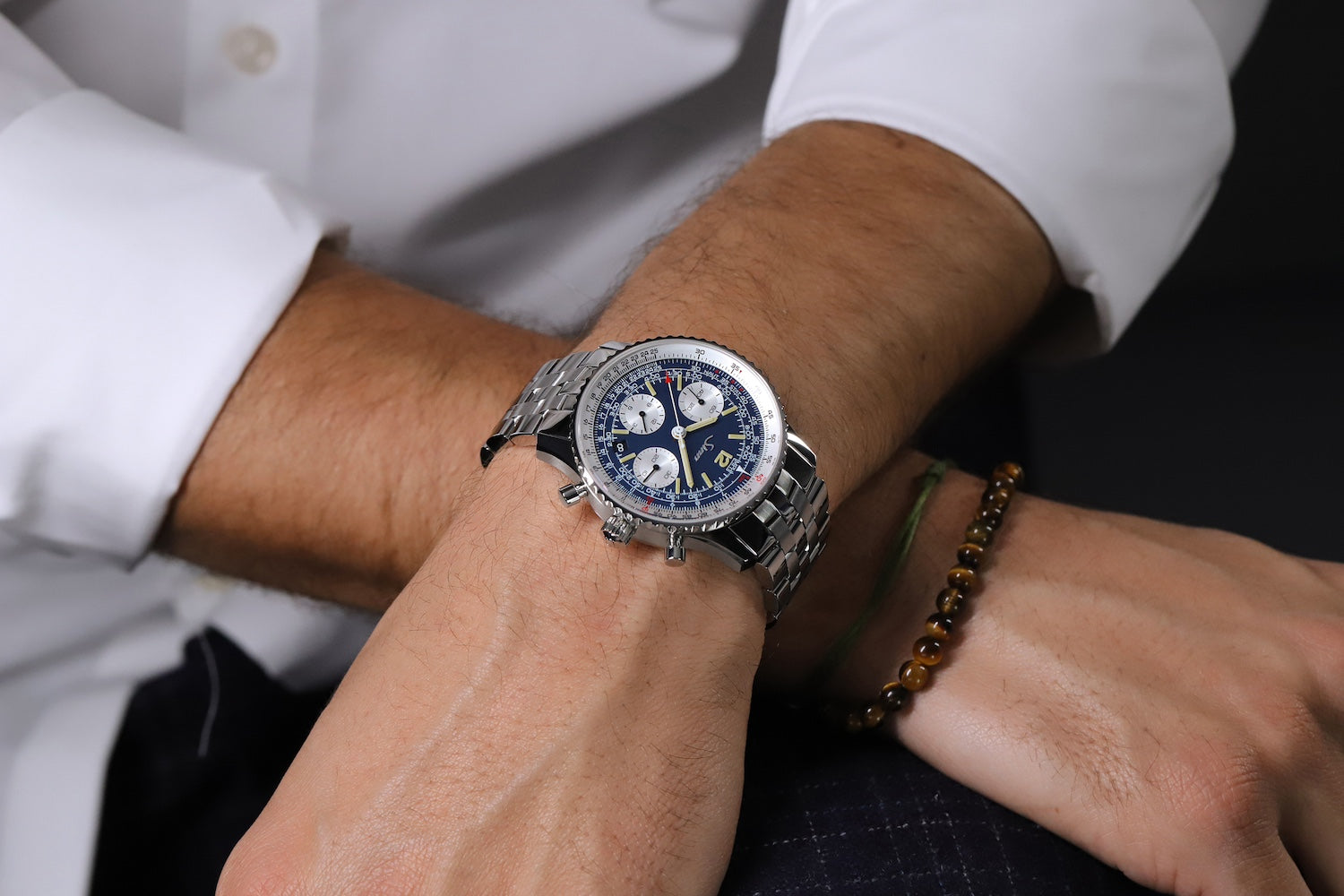 Sinn 903 St BE II Navigation Chronograph Bracelet Watch 903.091 Bracelet Image 9