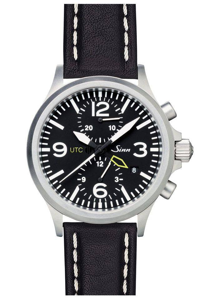 Sinn Duo Chronograph 756 UTC Leather D 756.011 LEATHER Image 1