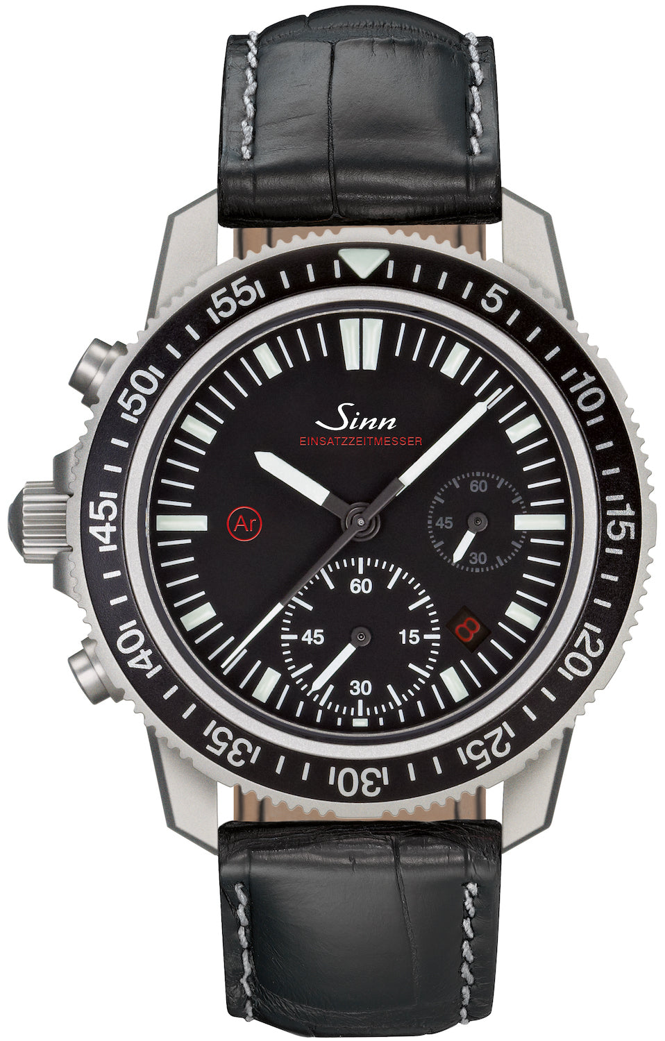 Sinn EZM 13.1 Leather Strap Watch 613.011 Leather Strap Image 1