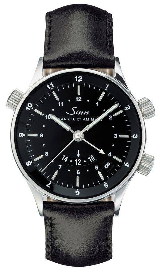 Sinn Frankfurt Finance Center Watch 6066 D 6066.010 Leather Strap Image 1