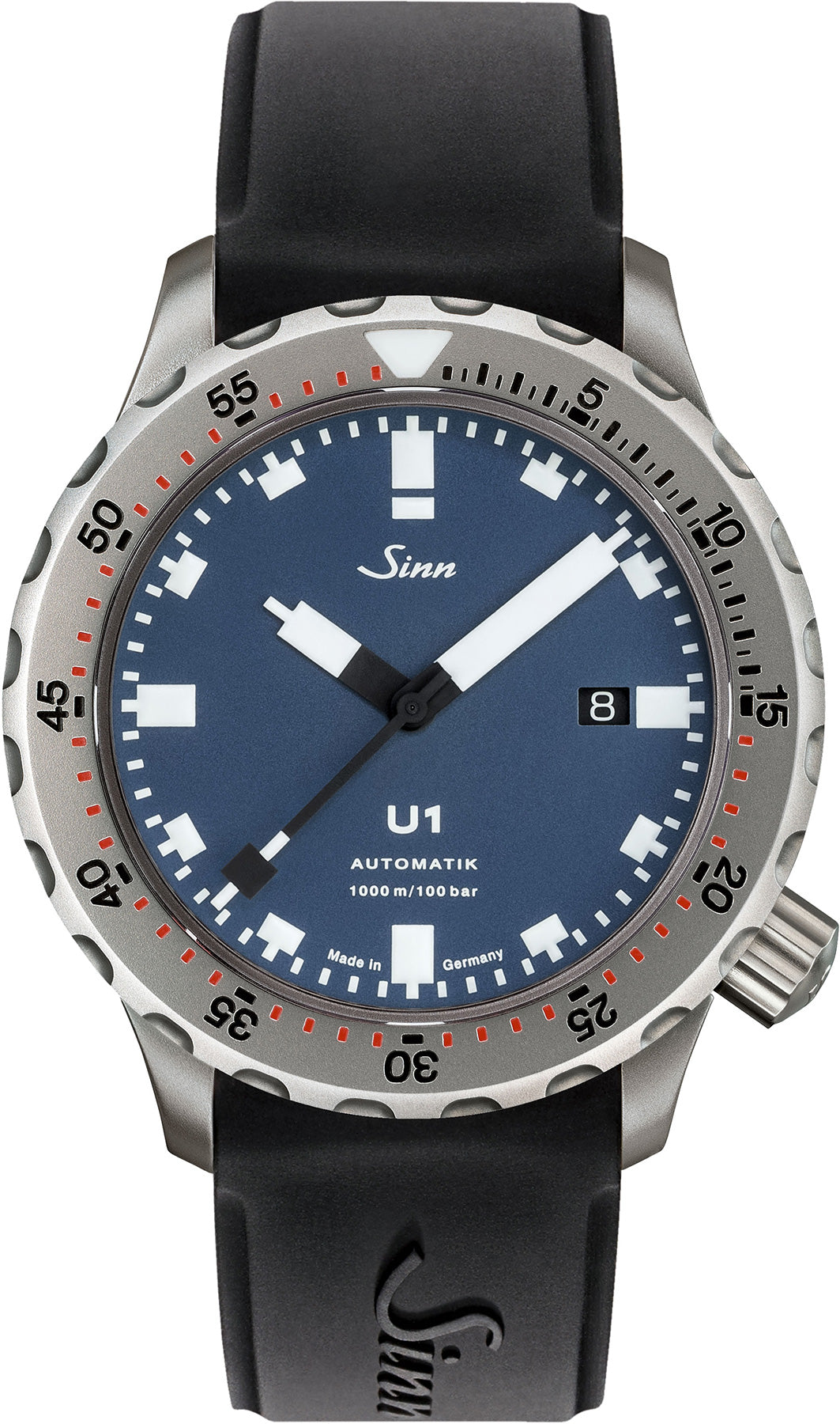 Sinn U1 B Rubber Watch 1010.0102 Rubber Black Image 1