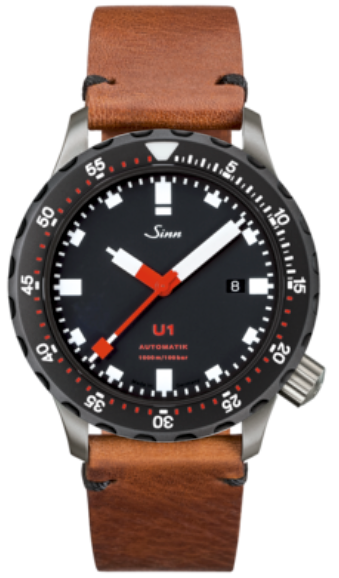 Sinn U1 SDR Vintage Cowhide Brown Watch 1010.040 Vintage Cowhide Brown Image 1