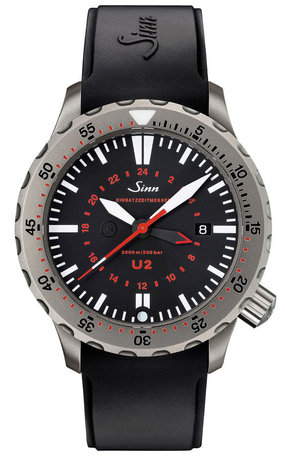 Sinn U2 EZM 5 Rubber Watch 1020.010 Rubber Image 1