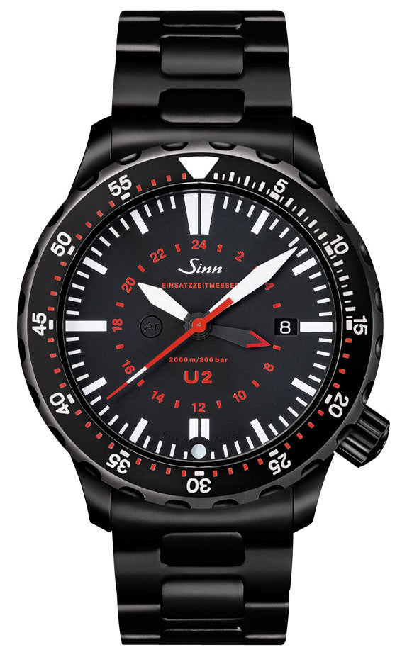 Sinn U2 S EZM 5 PVD Bracelet Watch 1020.020 PVD Bracelet Image 1