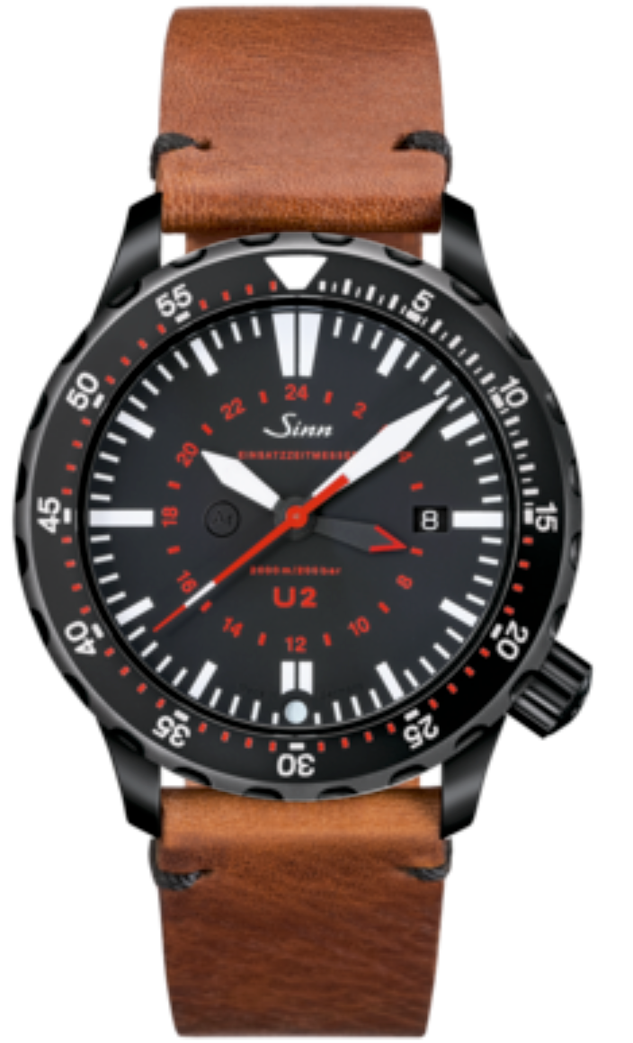 Sinn U2 S EZM 5 Vintage Cowhide Brown Watch 1020.020 Vintage Cowhide Brown Image 1