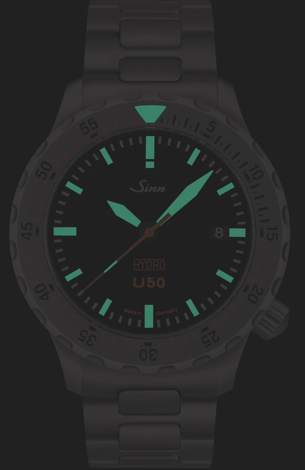 Sinn U50 Hydro H-Link Bracelet Watch 1051.010 H-Link Bracelet Image 3