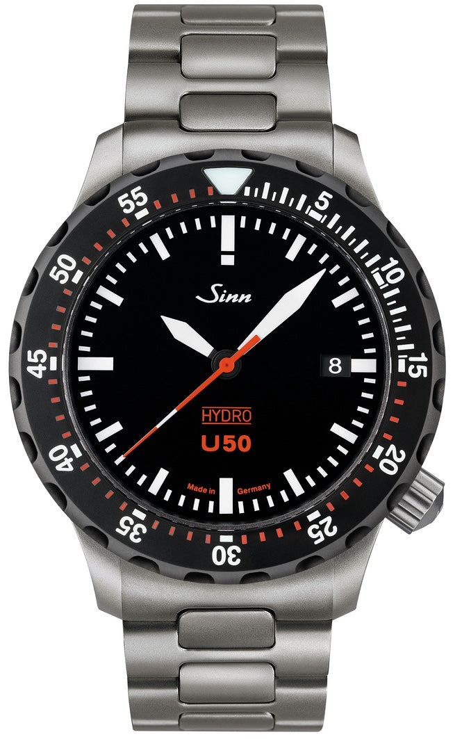 Sinn U50 Hydro SDR H-Link Bracelet Watch 1051.040 H-Link Bracelet Image 1