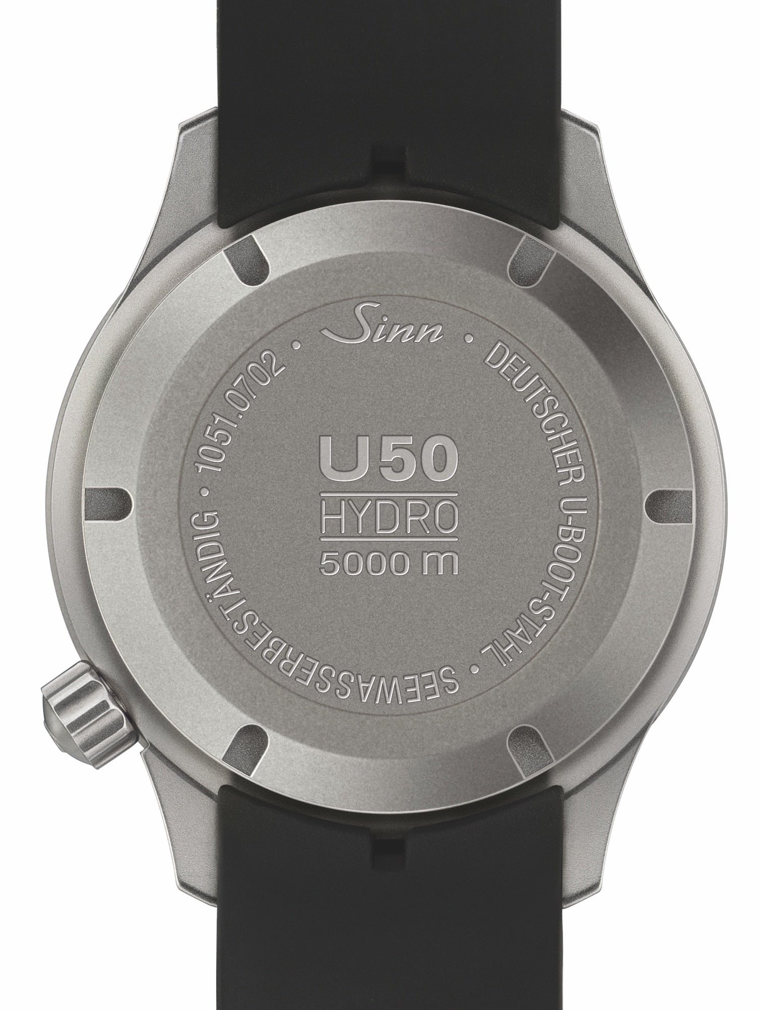 Sinn U50 Hydro SDR Textile Olive Grey Watch 1051.040 Leather Image 3