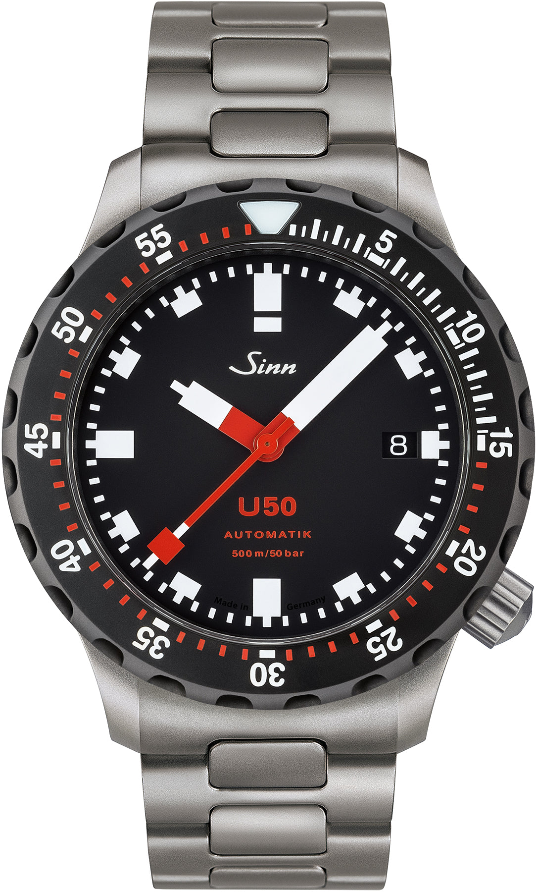 Sinn U50 SDR H Link Bracelet Watch 1050.040 H Link Bracelet Image 1