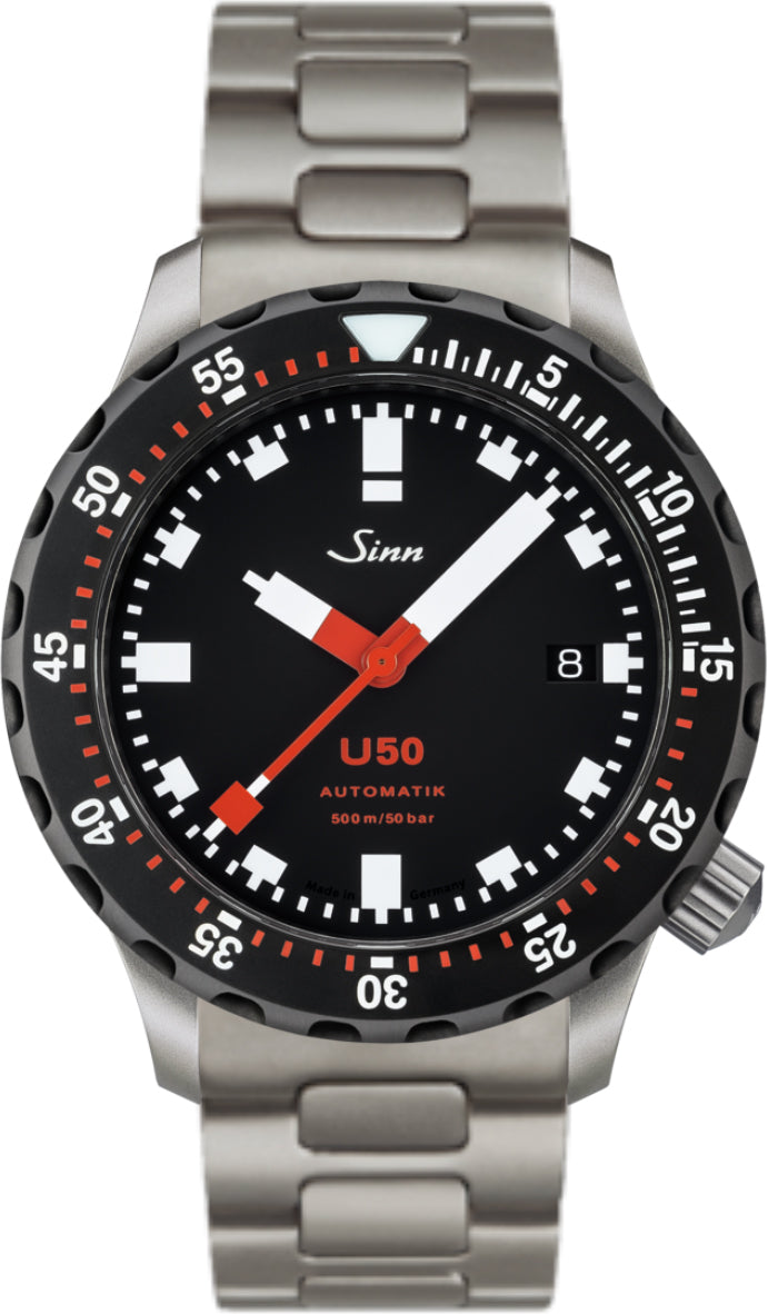 Sinn U50 SDR Tegiment 2-Link Bracelet Watch 1050.050 2-Link Bracelet Image 1