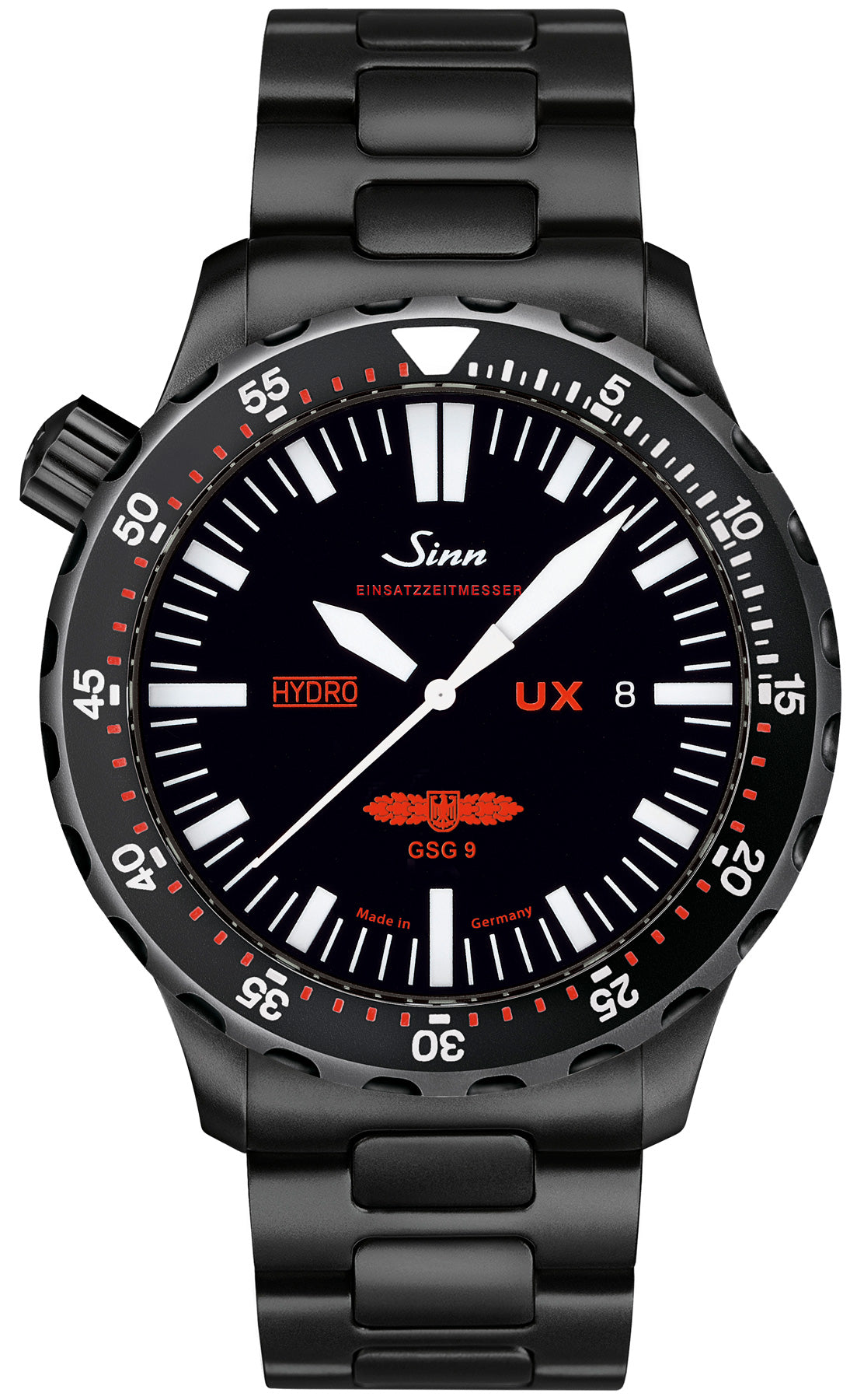 Sinn UX S GSG 9 EZM 2B Bracelet Watch 403.062 PVD Bracelet Image 1