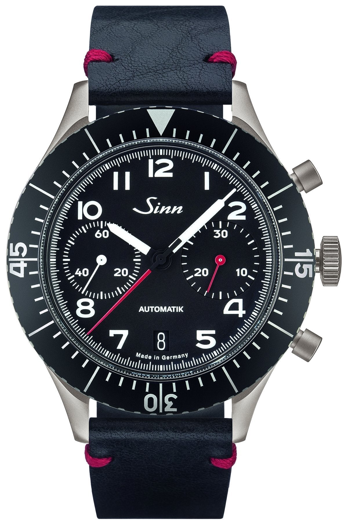Sinn Watch 158 Black Vintage Cowhide Strap Limited Edition 158 Black Vintage Cowhide Strap Image 1