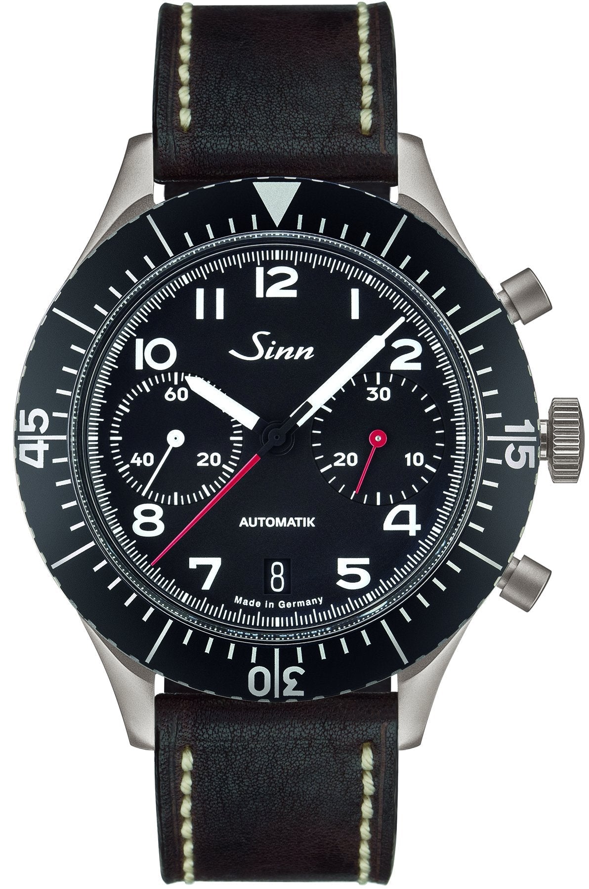 Sinn Watch 158 Brown Vintage Leather Strap Limited Edition 158 Brown Vintage Leather Strap Image 1