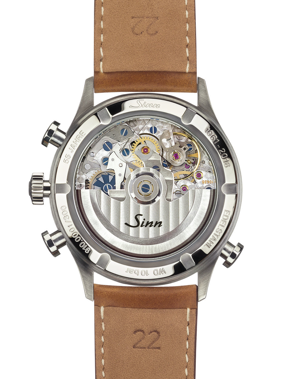Sinn Watch 910 Anniversary Limited Edition Tan Leather 910.010 Tan Leather Image 3