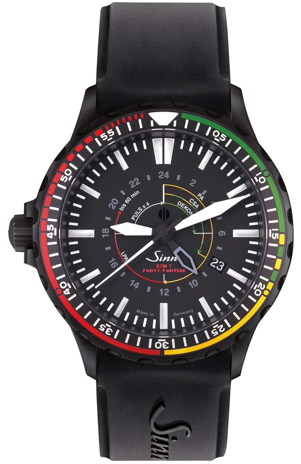 Sinn Watch EZM 7 S Rubber Black Limited Edition 857.050 Rubber Black Image 1