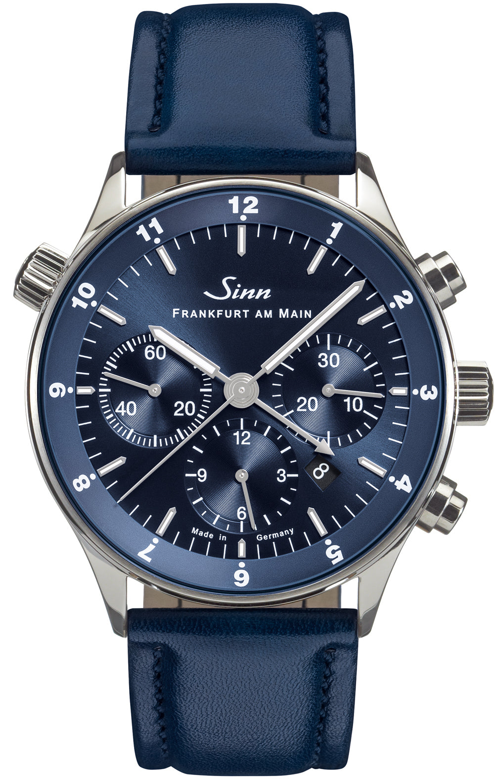 Sinn Watch Frankfurt Financial District 6099 B Leather Blue 6099.011 Leather Blue Image 1