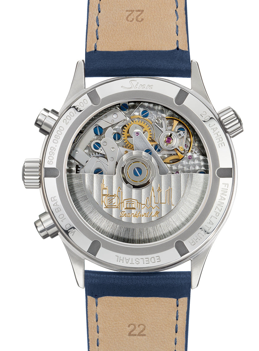 Sinn Watch Frankfurt Financial District 6099 B Leather Blue 6099.011 Leather Blue Image 2