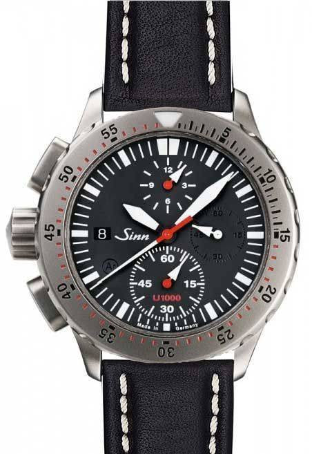 Sinn Watch U1000 - EZM 6 Leather 1011.010 Leather Image 1