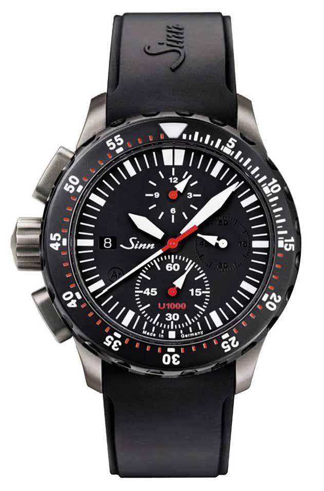 Sinn Watch U1000 SDR - EZM 6 Rubber 1011.030 Rubber Image 1