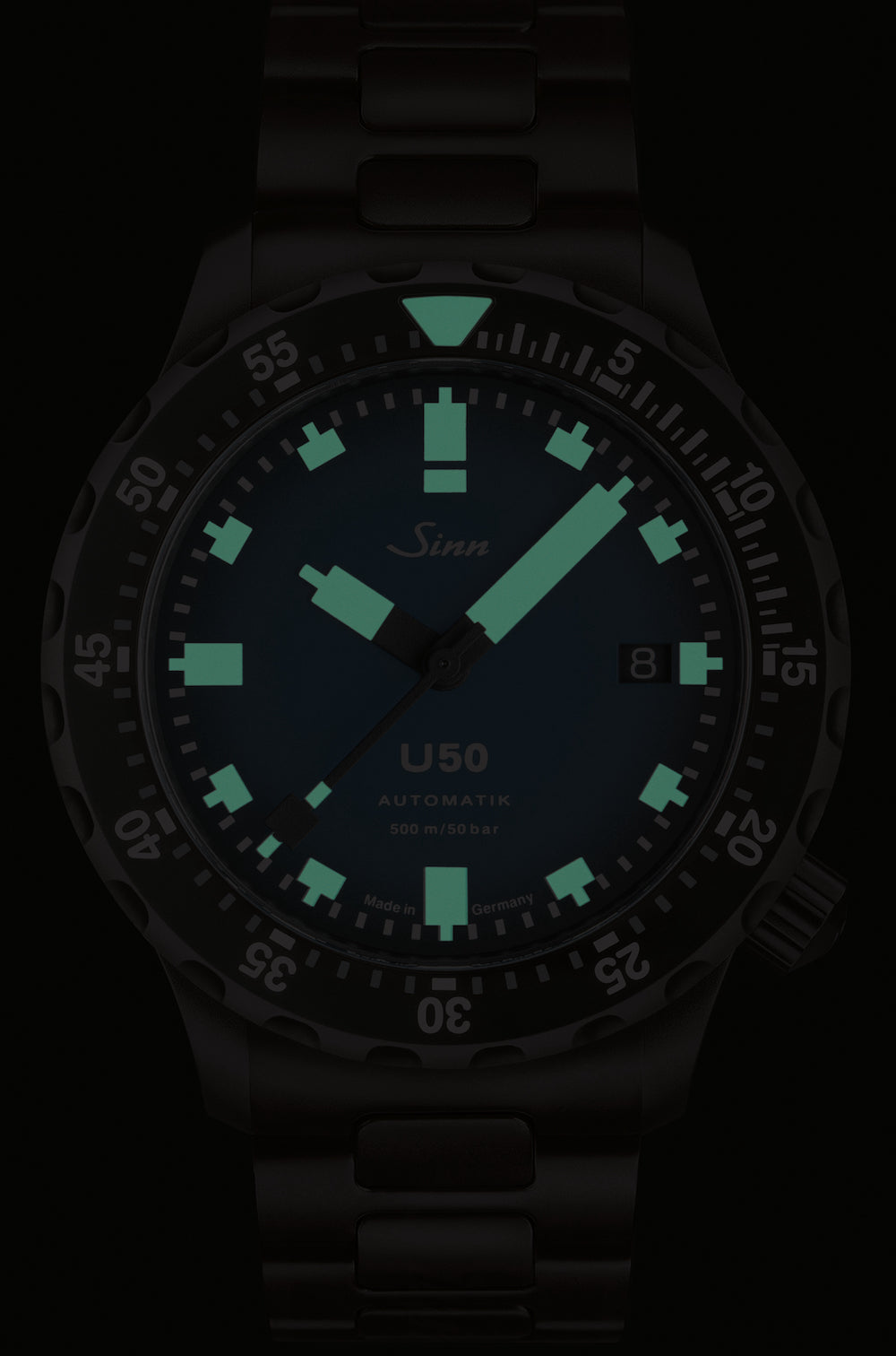 Sinn Watch U50 S BS Bracelet Limited Edition D 1050.0202 H-Link Bracelet Image 3