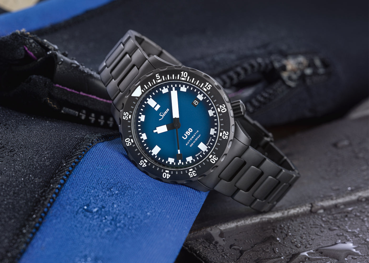 Sinn Watch U50 S BS Bracelet Limited Edition D 1050.0202 H-Link Bracelet Image 5