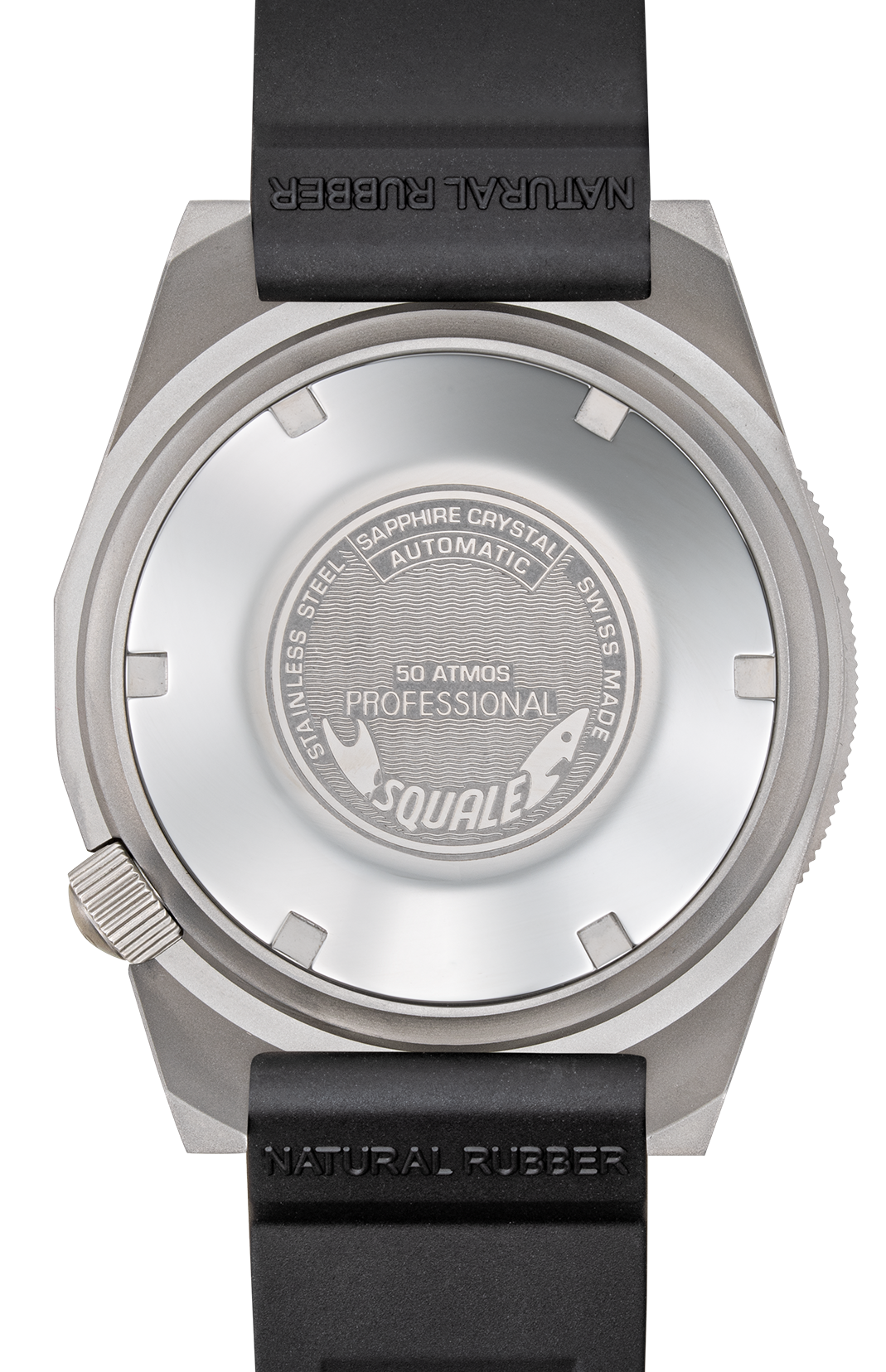 Squale 1521 Blue Blasted Rubber Watch 1521BLUEBL.VO Image 2