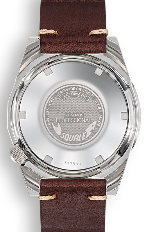 Squale 1521 Classic Leather Watch 1521CL.PS Image 2
