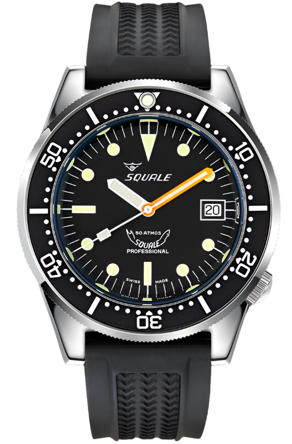 Squale 1521 Classic Rubber Watch 1521CL.VO Image 1