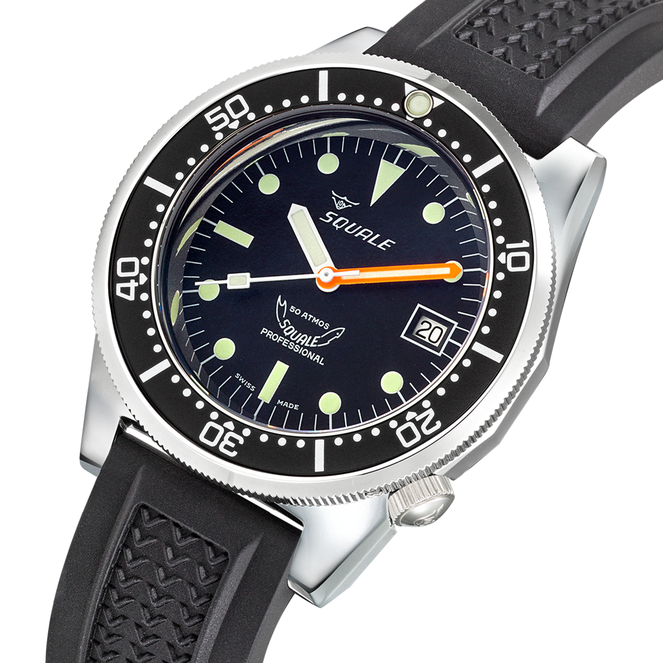 Squale 1521 Classic Rubber Watch 1521CL.VO Image 3