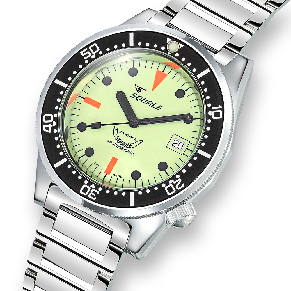 Squale 1521 Full Luminous Bracelet Watch 1521FULL.SQ20L Image 3