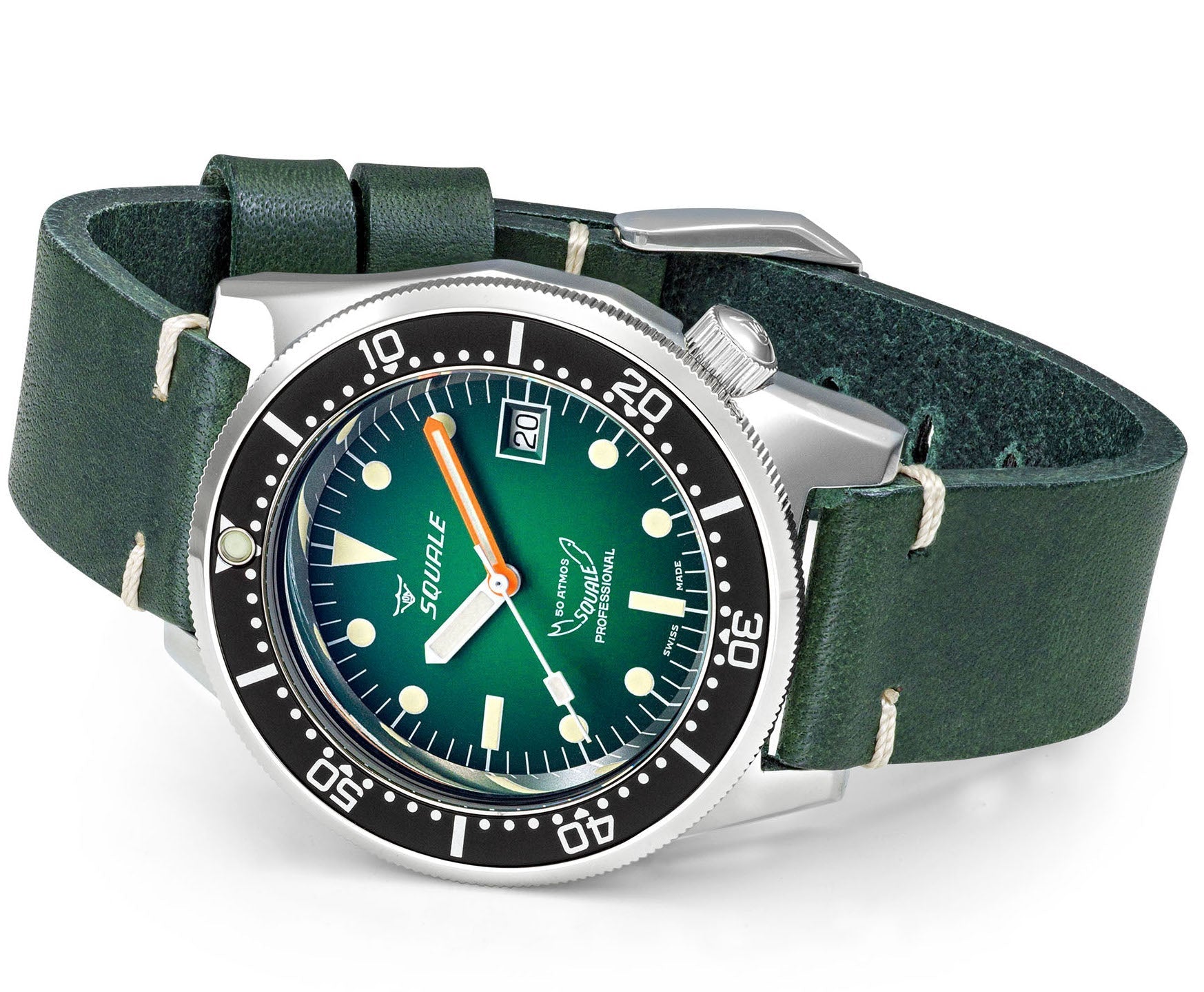 Squale 1521 Green Ray Watch 1521PROFGR.PVE Image 4