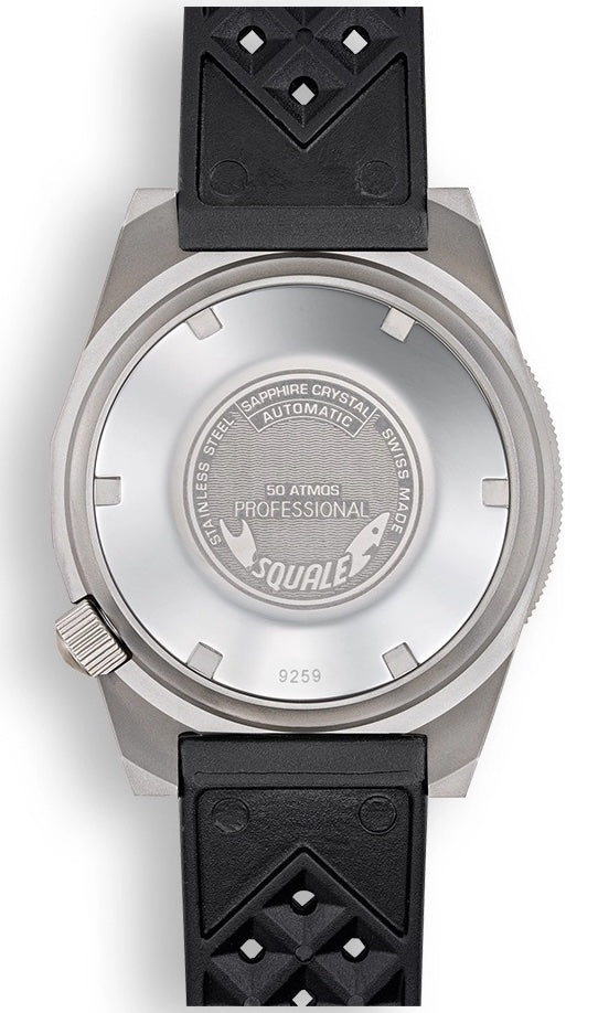 Squale 1521 Militaire Steel Blasted Rubber Watch 1521MILBL.HT Image 2