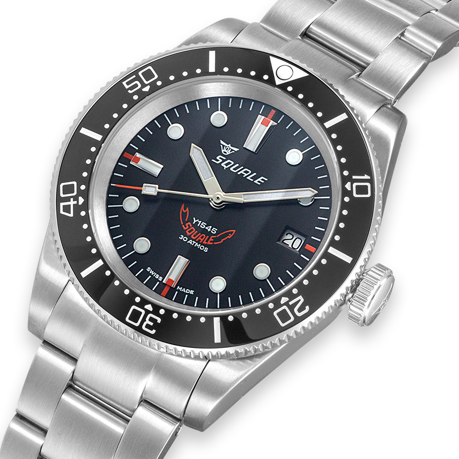 Squale 1545 Black Bracelet Watch 1545BKBKC.AC Image 3
