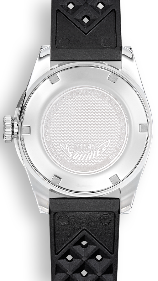Squale 1545 Black Rubber Watch 1545BKBKC.HT Image 2